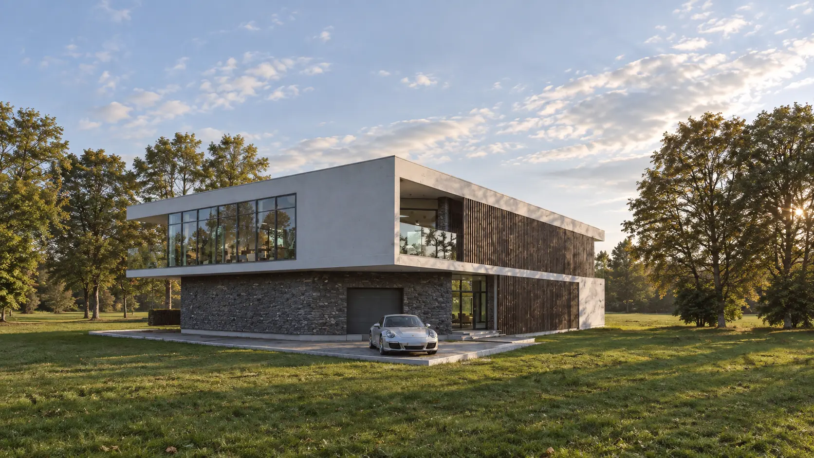 Moderne villa – koncept 2