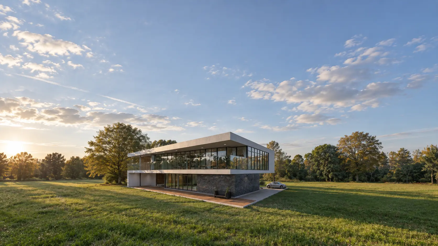 Moderne villa – koncept 3